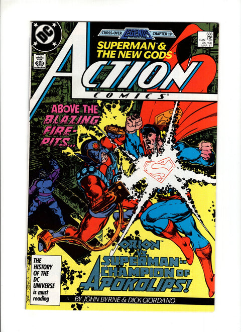 Action Comics, Vol. 1 #586A (1986)   DC Comics 1986 Buy & Sell Comics Online Comic Shop Toronto Canada
