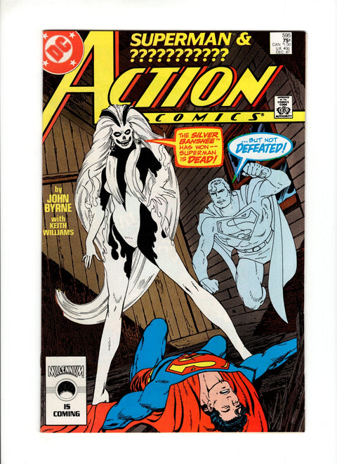 Action Comics, Vol. 1 #595A (1987) 1st Silver Banshee 1st Silver Banshee DC Comics 1987 Buy & Sell Comics Online Comic Shop Toronto Canada
