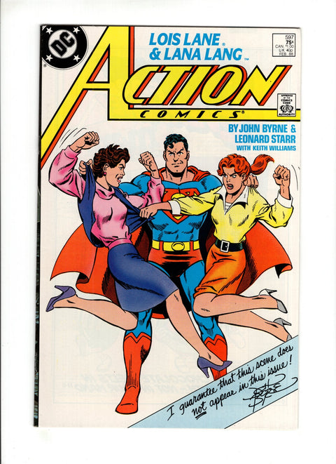 Action Comics, Vol. 1 #597A (1987)   DC Comics 1987 Buy & Sell Comics Online Comic Shop Toronto Canada