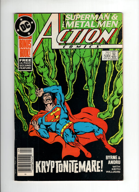 Action Comics, Vol. 1 #599B (1988) Newsstand  DC Comics 1988 Buy & Sell Comics Online Comic Shop Toronto Canada