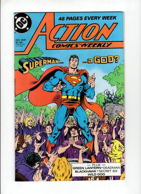 Action Comics, Vol. 1 #606 (1988)   DC Comics 1988 Buy & Sell Comics Online Comic Shop Toronto Canada