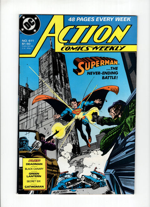 Action Comics, Vol. 1 #611 (1988)   DC Comics 1988 Buy & Sell Comics Online Comic Shop Toronto Canada