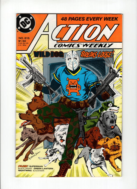 Action Comics, Vol. 1 #615 (1988)   DC Comics 1988 Buy & Sell Comics Online Comic Shop Toronto Canada