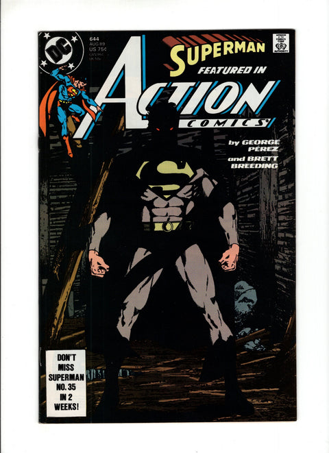 Action Comics, Vol. 1 #644A (1989)   DC Comics 1989 Buy & Sell Comics Online Comic Shop Toronto Canada