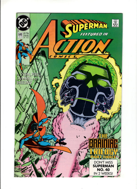 Action Comics, Vol. 1 #649A (1989)   DC Comics 1989 Buy & Sell Comics Online Comic Shop Toronto Canada