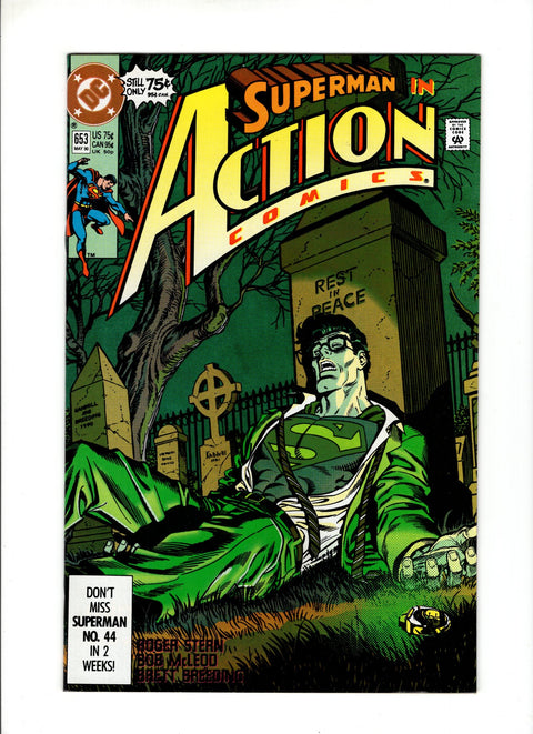 Action Comics, Vol. 1 #653A (1990)   DC Comics 1990 Buy & Sell Comics Online Comic Shop Toronto Canada