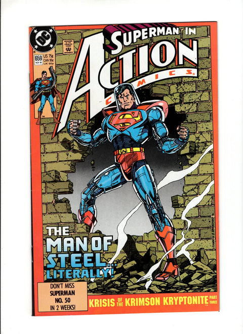 Action Comics, Vol. 1 #659A (1990)   DC Comics 1990 Buy & Sell Comics Online Comic Shop Toronto Canada