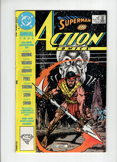 Action Comics, Vol. 1 Annual #2A (1989)   DC Comics 1989 Buy & Sell Comics Online Comic Shop Toronto Canada