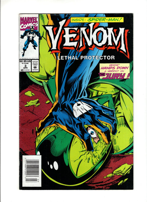 Venom: Lethal Protector, Vol. 1 #3B (1993) Newsstand  Marvel Comics 1993 Buy & Sell Comics Online Comic Shop Toronto Canada