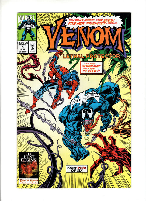 Venom: Lethal Protector, Vol. 1 #5A (1993) 1st Phage, Agony, Riot, Lasher 1st Phage, Agony, Riot, Lasher Marvel Comics 1993 Buy & Sell Comics Online Comic Shop Toronto Canada