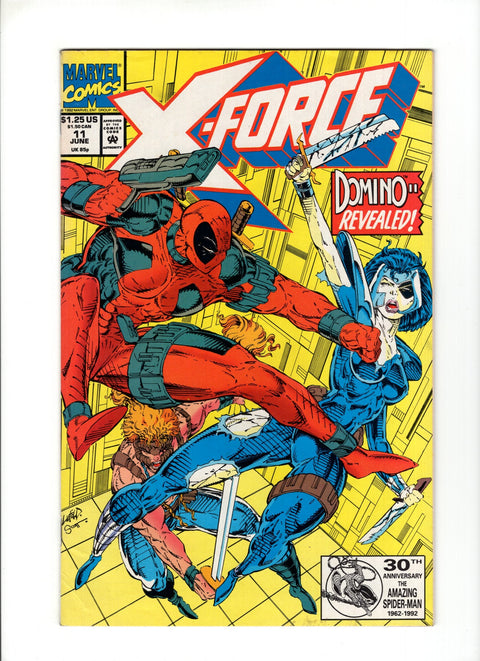 X-Force, Vol. 1 #11A (1992) 1st Full Domino 1st Full Domino Marvel Comics 1992 Buy & Sell Comics Online Comic Shop Toronto Canada