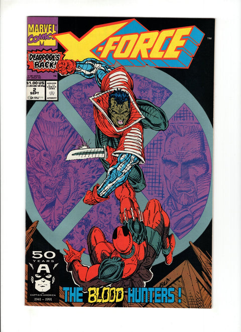 X-Force, Vol. 1 #2A (1991) 2nd Deadpool 2nd Deadpool Marvel Comics 1991 Buy & Sell Comics Online Comic Shop Toronto Canada