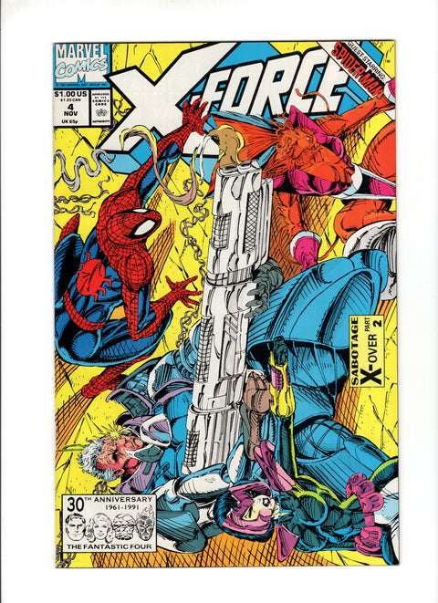 X-Force, Vol. 1 #4A (1991) 3rd Deadpool 3rd Deadpool Marvel Comics 1991 Buy & Sell Comics Online Comic Shop Toronto Canada