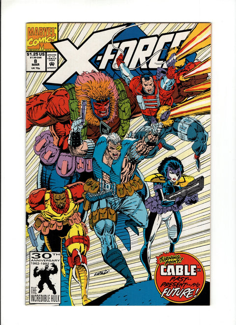 X-Force, Vol. 1 #8A (1992) 1st Cameo Domino 1st Cameo Domino Marvel Comics 1992 Buy & Sell Comics Online Comic Shop Toronto Canada