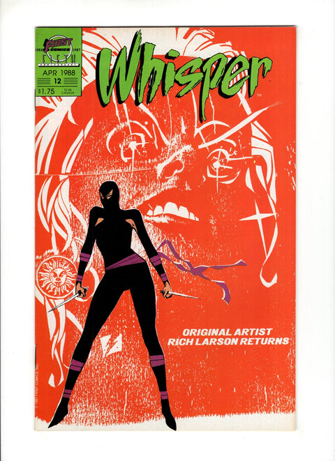 Whisper, Vol. 2 #12 (1988)      Buy & Sell Comics Online Comic Shop Toronto Canada