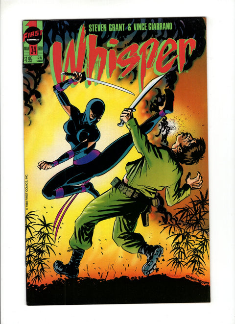 Whisper, Vol. 2 #34 (1990)      Buy & Sell Comics Online Comic Shop Toronto Canada