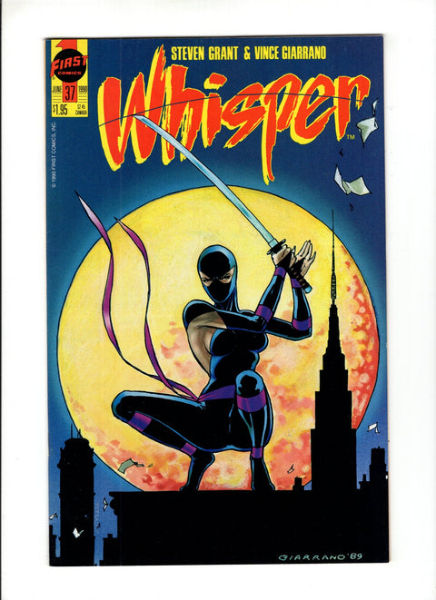 Whisper, Vol. 2 #37 (1990)      Buy & Sell Comics Online Comic Shop Toronto Canada