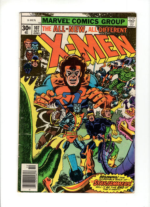 Uncanny X-Men, Vol. 1 #107 (1977) 1st Starjammers, Corsair   1st Starjammers, Corsair  Buy & Sell Comics Online Comic Shop Toronto Canada