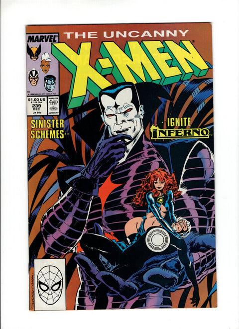 Uncanny X-Men, Vol. 1 #239 (1988) 1st Cover Mr. Sinister   1st Cover Mr. Sinister  Buy & Sell Comics Online Comic Shop Toronto Canada