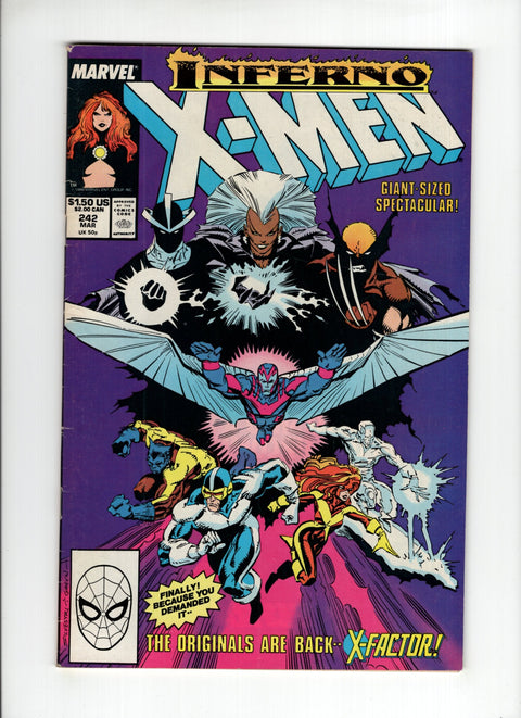 Uncanny X-Men, Vol. 1 #242 (1988)      Buy & Sell Comics Online Comic Shop Toronto Canada