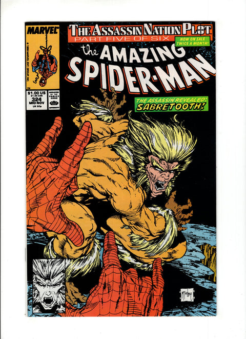 The Amazing Spider-Man, Vol. 1 #324 (1989) Todd McFarlane   Todd McFarlane  Buy & Sell Comics Online Comic Shop Toronto Canada