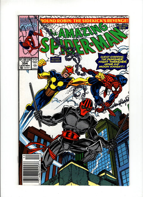 The Amazing Spider-Man, Vol. 1 #354 (1991) Newsstand    Buy & Sell Comics Online Comic Shop Toronto Canada