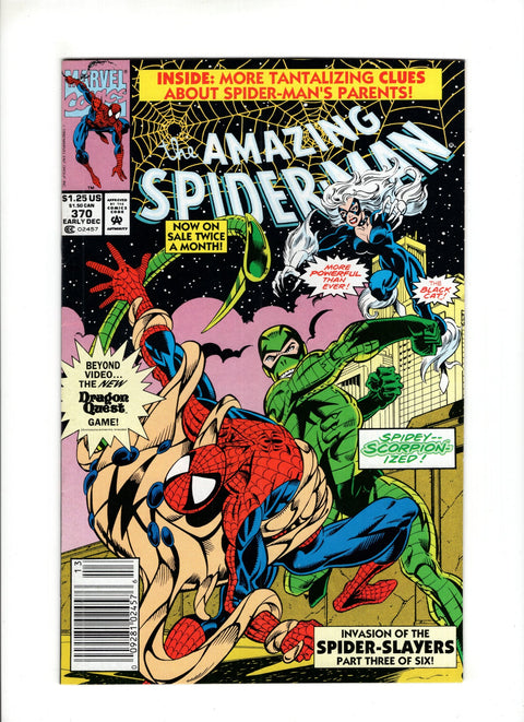 The Amazing Spider-Man, Vol. 1 #370 (1992) Newsstand    Buy & Sell Comics Online Comic Shop Toronto Canada