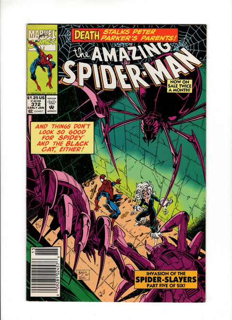 The Amazing Spider-Man, Vol. 1 #372 (1992) Newsstand    Buy & Sell Comics Online Comic Shop Toronto Canada