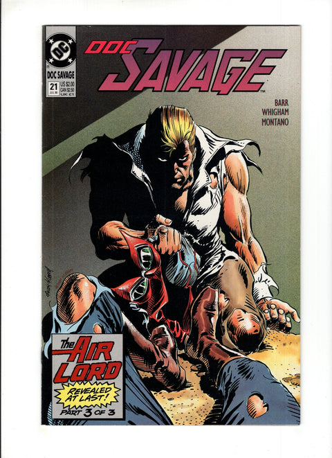 Doc Savage, Vol. 2 #21 (1990)      Buy & Sell Comics Online Comic Shop Toronto Canada