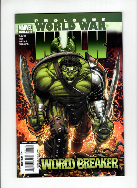 World War Hulk Prologue: World Breaker #1 (2007)      Buy & Sell Comics Online Comic Shop Toronto Canada