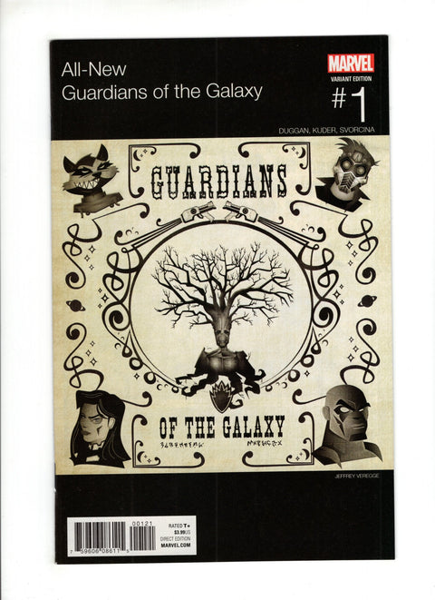 All-New Guardians of the Galaxy #1 (Cvr B) (2017) Jeffrey Veregge Hip-Hop Variant  B Jeffrey Veregge Hip-Hop Variant  Buy & Sell Comics Online Comic Shop Toronto Canada