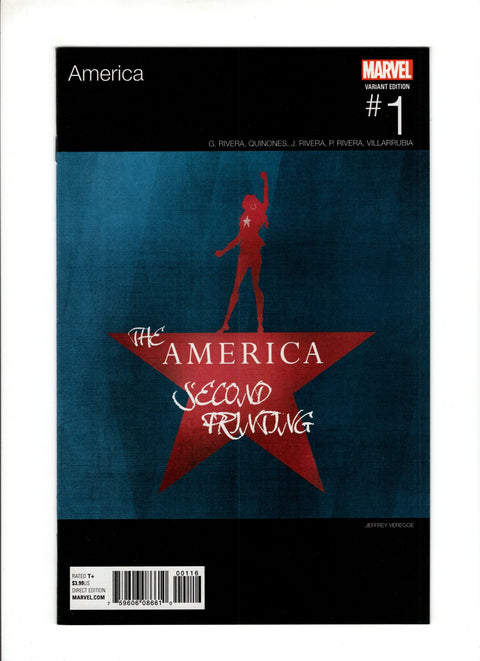 America #1 (Cvr I) (2017) 2nd Printing Jeffrey Veregge Hip-Hop Variant  I 2nd Printing Jeffrey Veregge Hip-Hop Variant  Buy & Sell Comics Online Comic Shop Toronto Canada