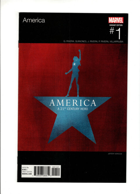 America #1 (Cvr E) (2017) Jeffrey Veregge Hip-Hop Variant  E Jeffrey Veregge Hip-Hop Variant  Buy & Sell Comics Online Comic Shop Toronto Canada