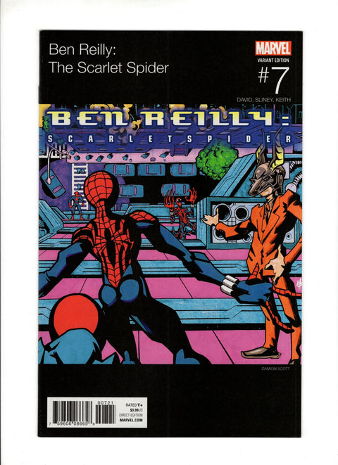Ben Reilly: The Scarlet Spider #7 (Cvr B) (2017) Damion Scott Hip-Hop Variant  B Damion Scott Hip-Hop Variant  Buy & Sell Comics Online Comic Shop Toronto Canada