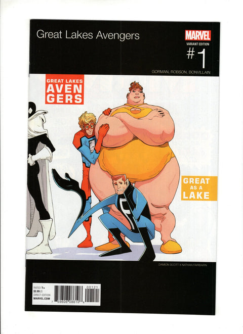 The Great Lakes Avengers #1 (Cvr B) (2016) Damion Scott Hip-Hop Variant  B Damion Scott Hip-Hop Variant  Buy & Sell Comics Online Comic Shop Toronto Canada