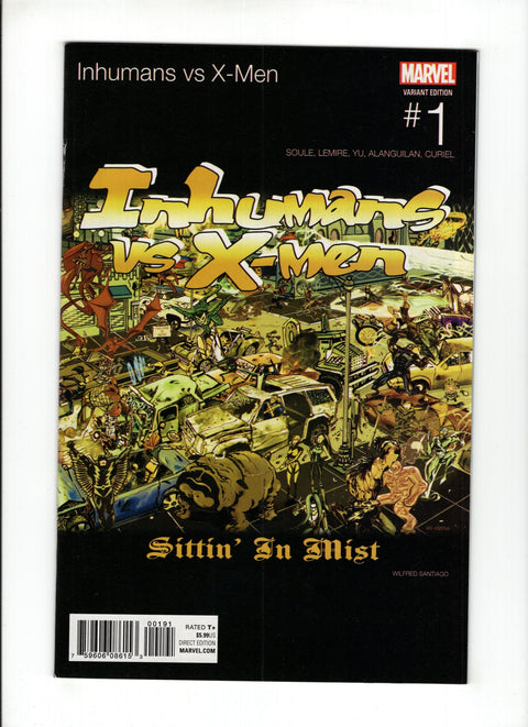Inhumans vs. X-Men #1 (Cvr I) (2016) Wilfred Santiago Hip-Hop Variant  I Wilfred Santiago Hip-Hop Variant  Buy & Sell Comics Online Comic Shop Toronto Canada