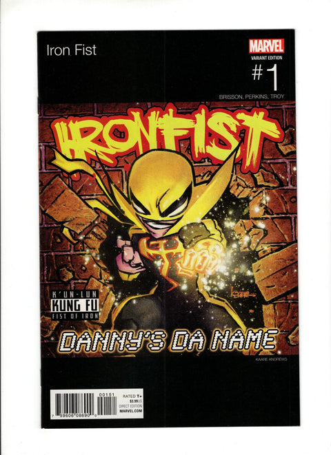 Iron Fist, Vol. 5 #1 (Cvr E) (2017) Kaare Andrews Hip-Hop Variant  E Kaare Andrews Hip-Hop Variant  Buy & Sell Comics Online Comic Shop Toronto Canada