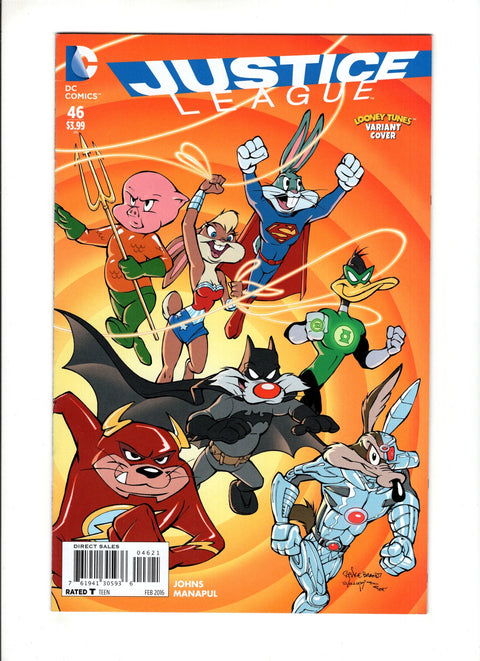 Justice League, Vol. 1 #46 (Cvr B) (2015) Looney Tunes Variant  B Looney Tunes Variant  Buy & Sell Comics Online Comic Shop Toronto Canada