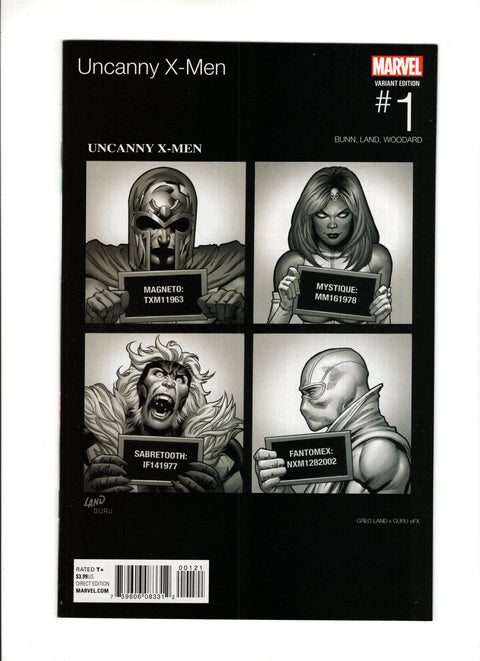 Uncanny X-Men, Vol. 4 #1 (Cvr B) (2015) Greg Land Hip-Hop Variant  B Greg Land Hip-Hop Variant  Buy & Sell Comics Online Comic Shop Toronto Canada