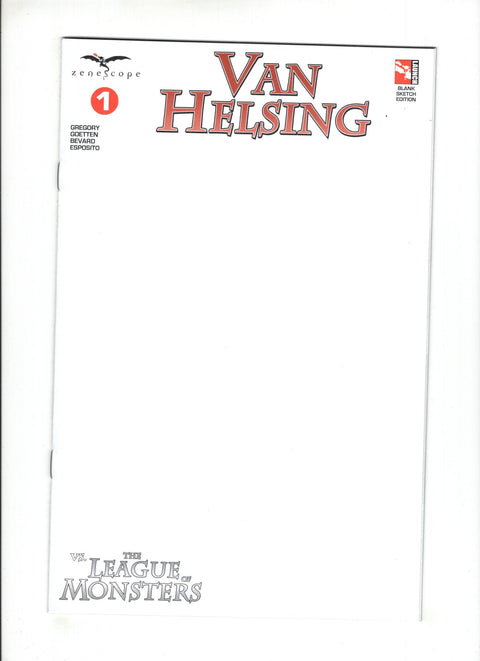 Van Helsing vs League of Monsters #1 (Cvr F) (2020) Blank Variant  F Blank Variant  Buy & Sell Comics Online Comic Shop Toronto Canada