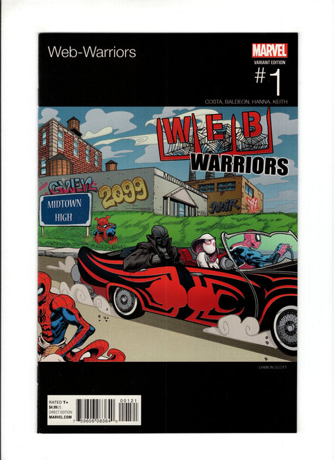 Web Warriors #1 (Cvr B) (2015) Damion Scott Hip-Hop Variant  B Damion Scott Hip-Hop Variant  Buy & Sell Comics Online Comic Shop Toronto Canada
