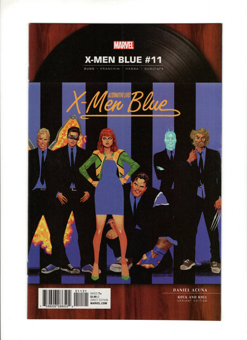 X-Men: Blue #11 (Cvr B) (2017) Daniel Acuña Rock-N-Roll Variant  B Daniel Acuña Rock-N-Roll Variant  Buy & Sell Comics Online Comic Shop Toronto Canada