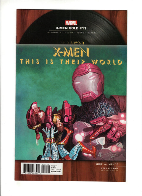 X-Men: Gold, Vol. 2 #11 (Cvr B) (2017) Mike Del Mundo Rock-N-Roll Variant  B Mike Del Mundo Rock-N-Roll Variant  Buy & Sell Comics Online Comic Shop Toronto Canada