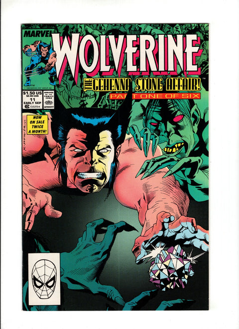 Wolverine, Vol. 2 #11 (1989)      Buy & Sell Comics Online Comic Shop Toronto Canada