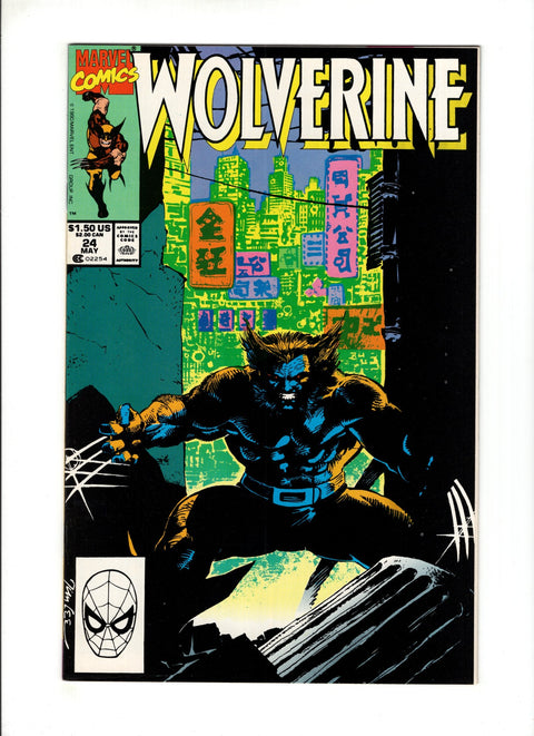 Wolverine, Vol. 2 #24 (1990) Iconic Jim Lee Cover   Iconic Jim Lee Cover  Buy & Sell Comics Online Comic Shop Toronto Canada