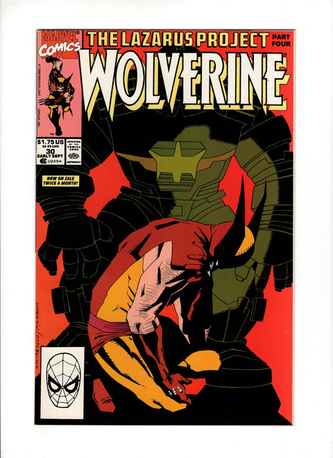 Wolverine, Vol. 2 #30 (1990)      Buy & Sell Comics Online Comic Shop Toronto Canada