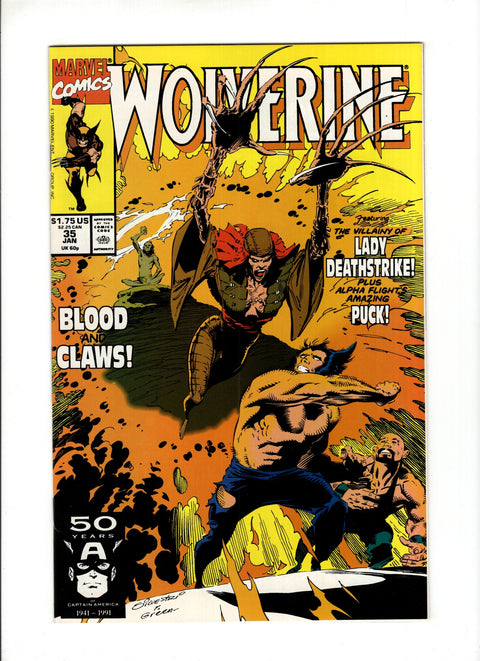 Wolverine, Vol. 2 #35 (1991)      Buy & Sell Comics Online Comic Shop Toronto Canada