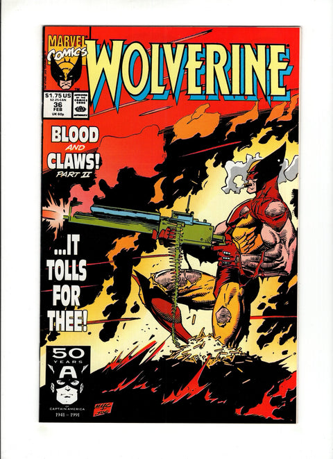 Wolverine, Vol. 2 #36 (1990)      Buy & Sell Comics Online Comic Shop Toronto Canada