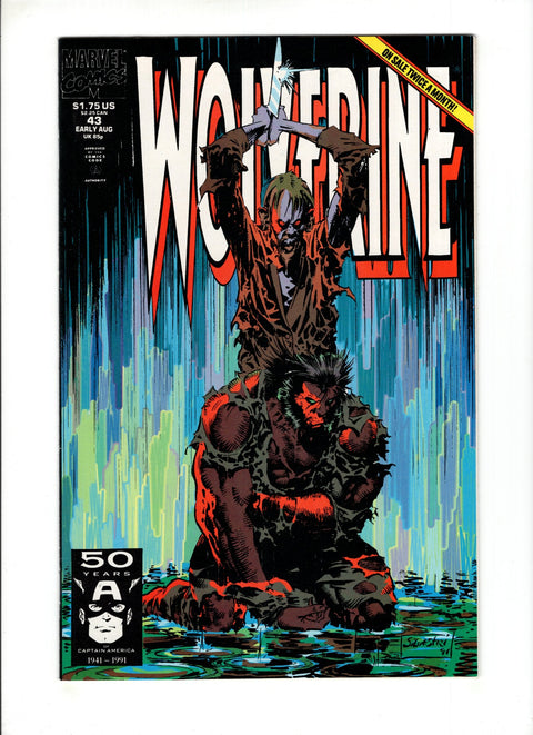 Wolverine, Vol. 2 #43 (1991)      Buy & Sell Comics Online Comic Shop Toronto Canada
