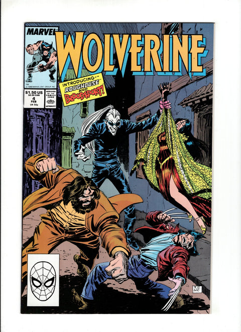 Wolverine, Vol. 2 #4 (1988) 1st Roughouse   1st Roughouse  Buy & Sell Comics Online Comic Shop Toronto Canada